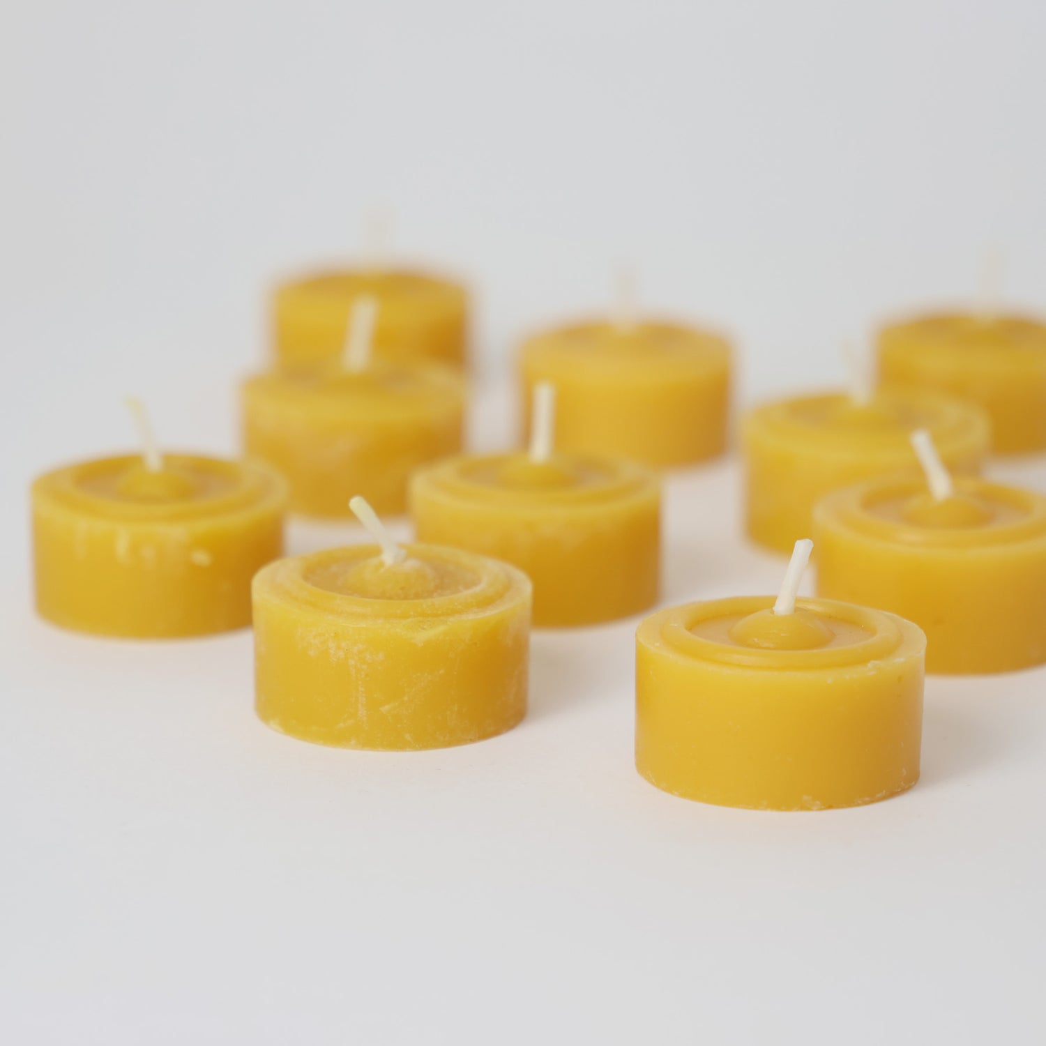Grimm's Tealights 100% Beeswax (10 pcs)