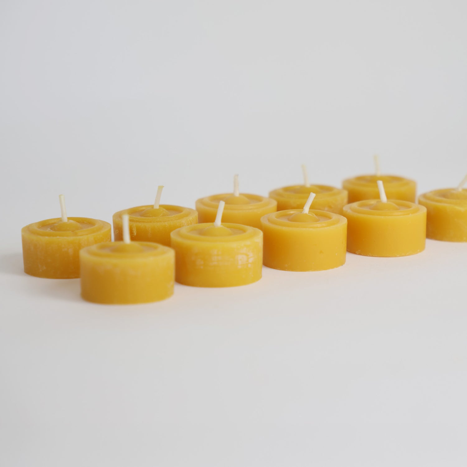 Grimm's Tealights 100% Beeswax (10 pcs)
