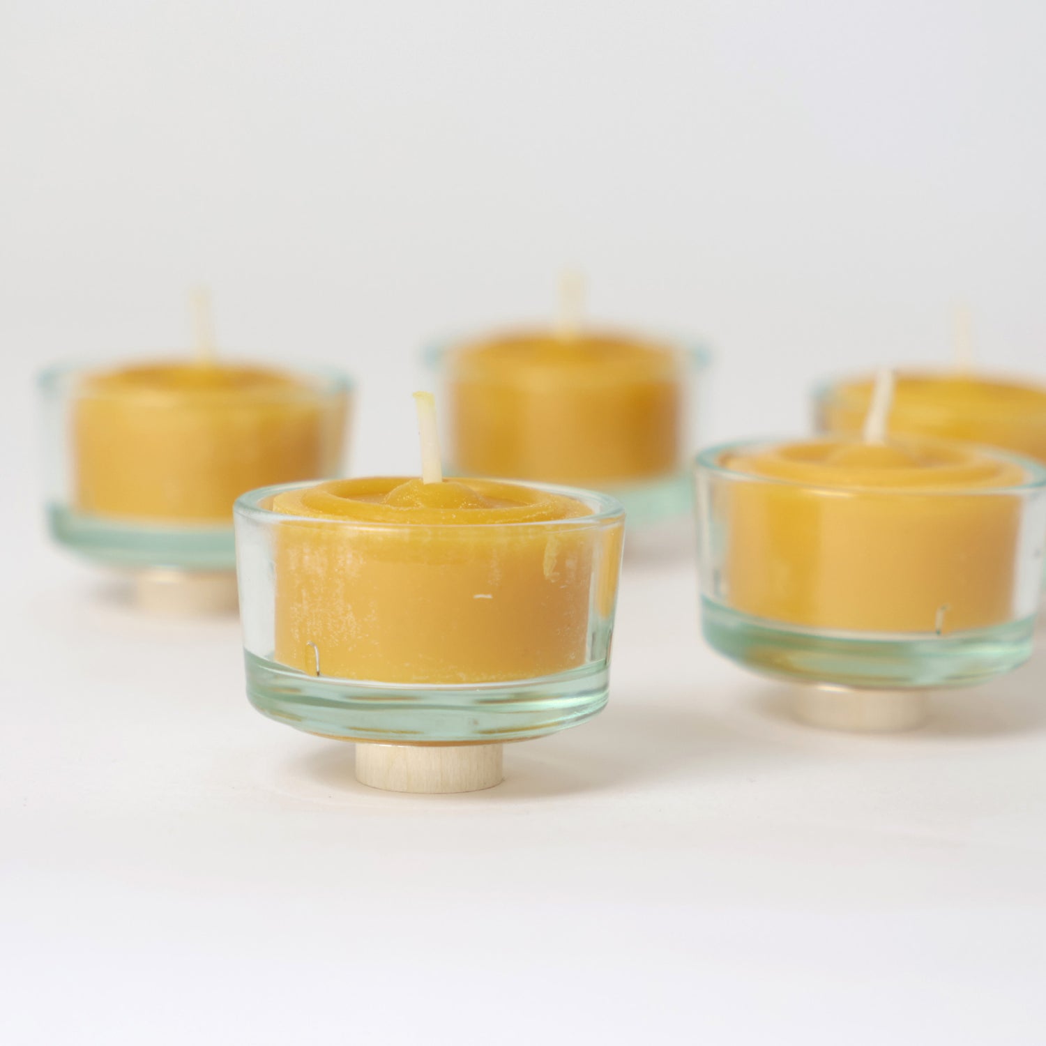 Grimm's Tealights 100% Beeswax (10 pcs)
