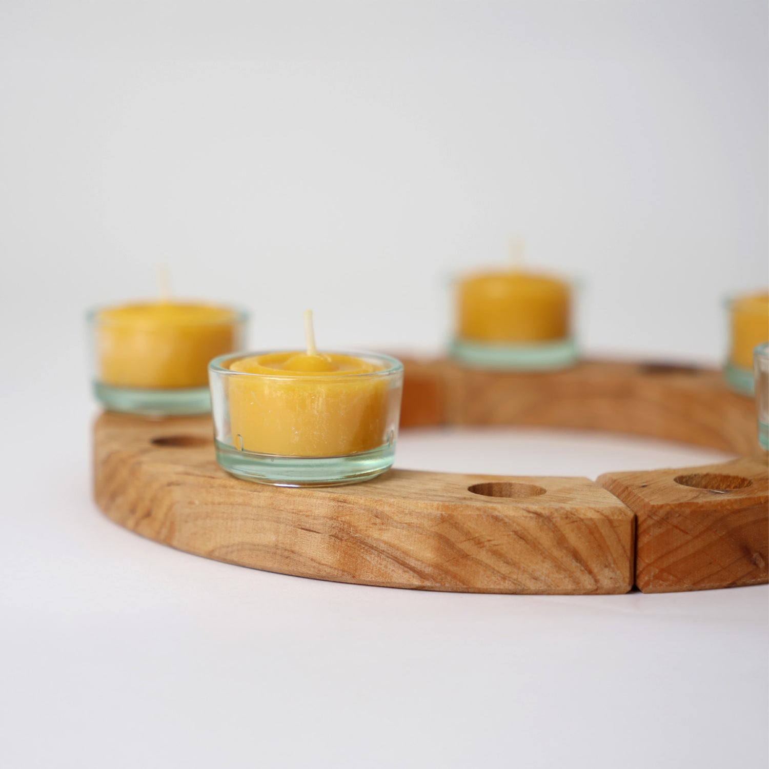 Grimm's Tealights 100% Beeswax (10 pcs)