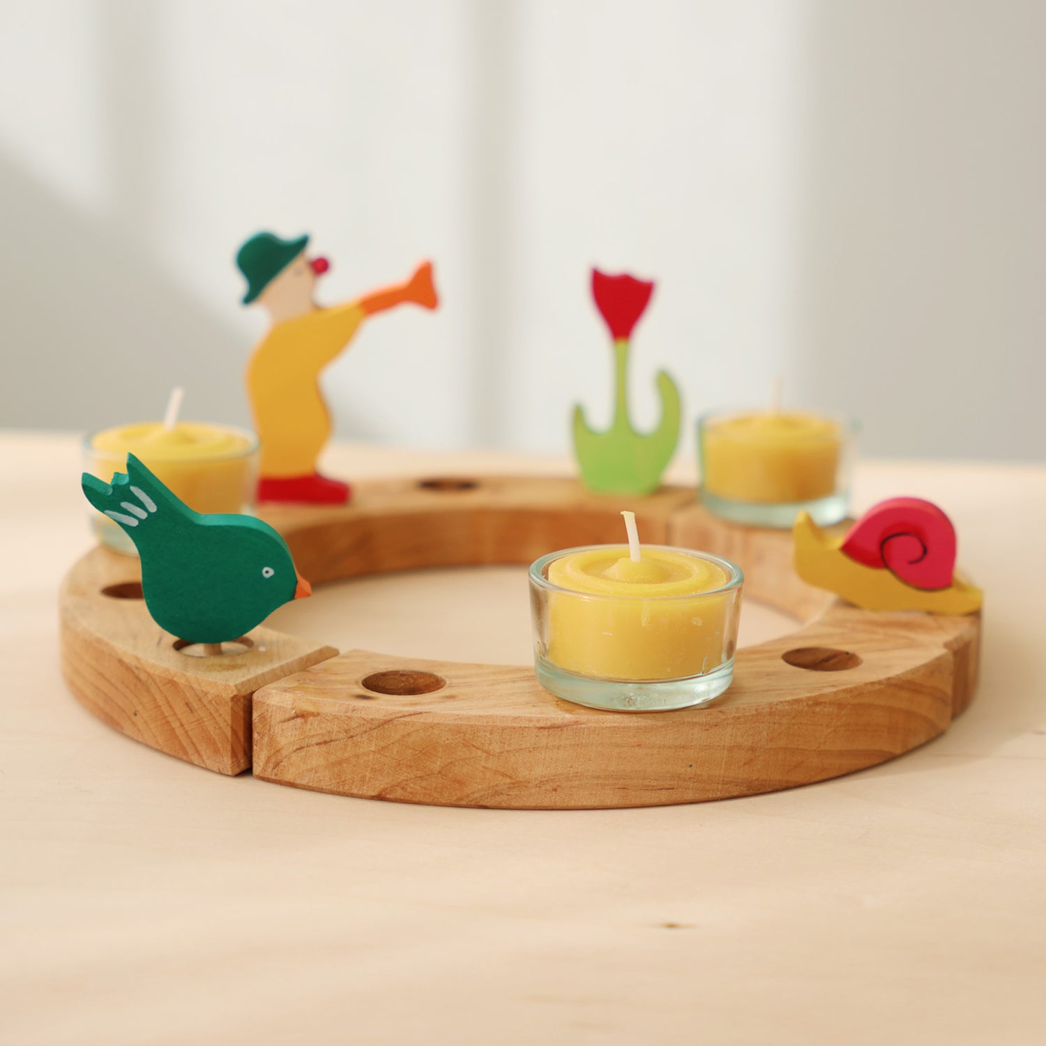 Grimm's Tealights 100% Beeswax (10 pcs)