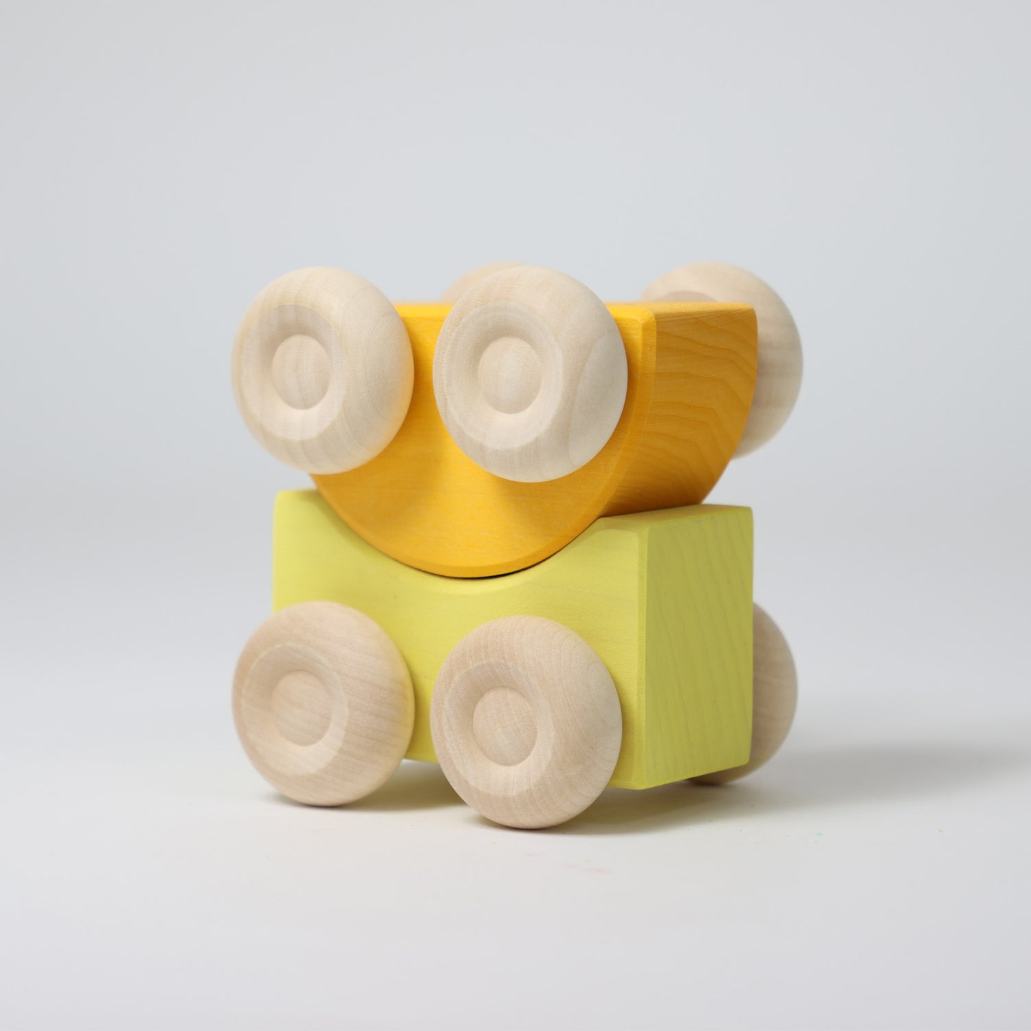 Grimm's Stacking Cars YELLOW (2 pcs)