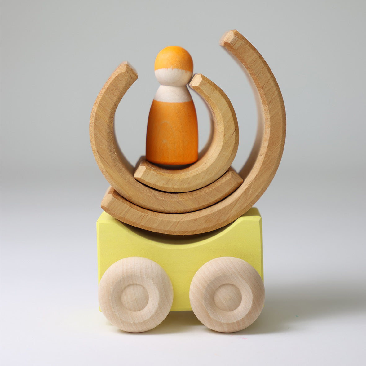Grimm's Stacking Cars YELLOW (2 pcs)