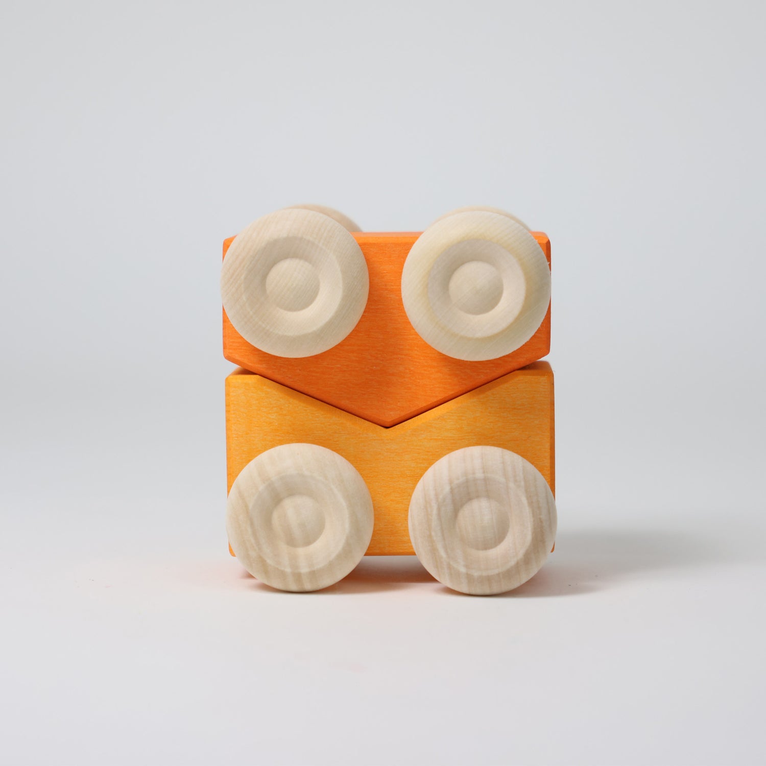 Grimm's Stacking Cars ORANGE (2 pcs)