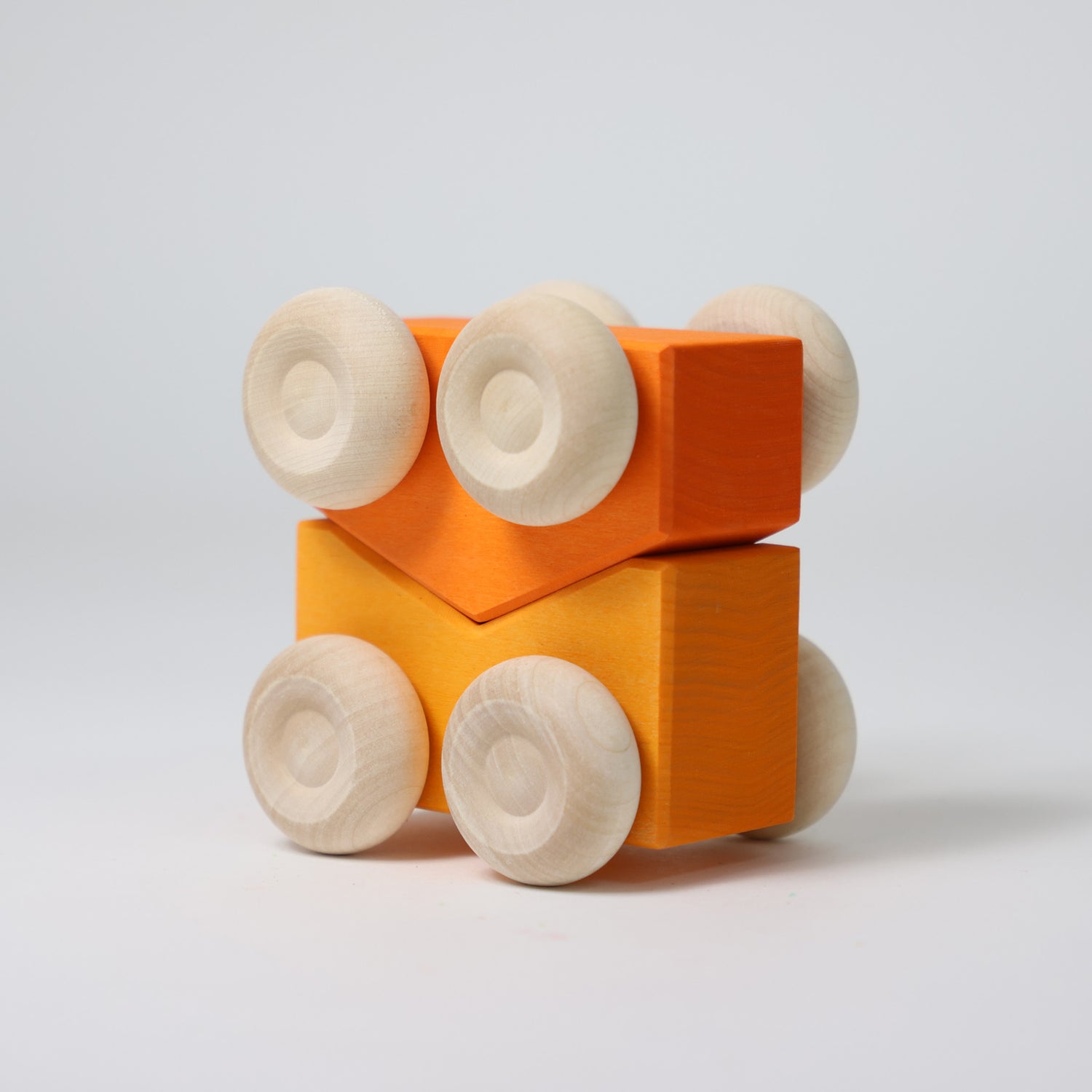 Grimm's Stacking Cars ORANGE (2 pcs)