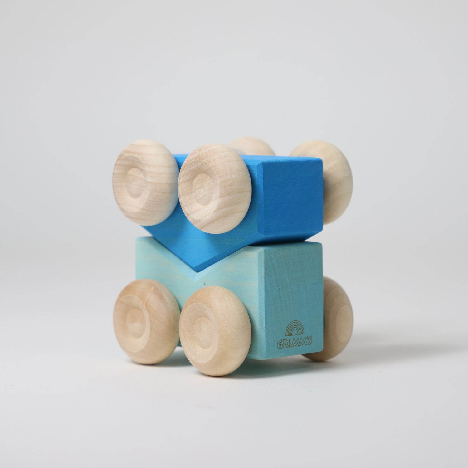 Grimm's Stacking Cars BLUE (2 pcs)