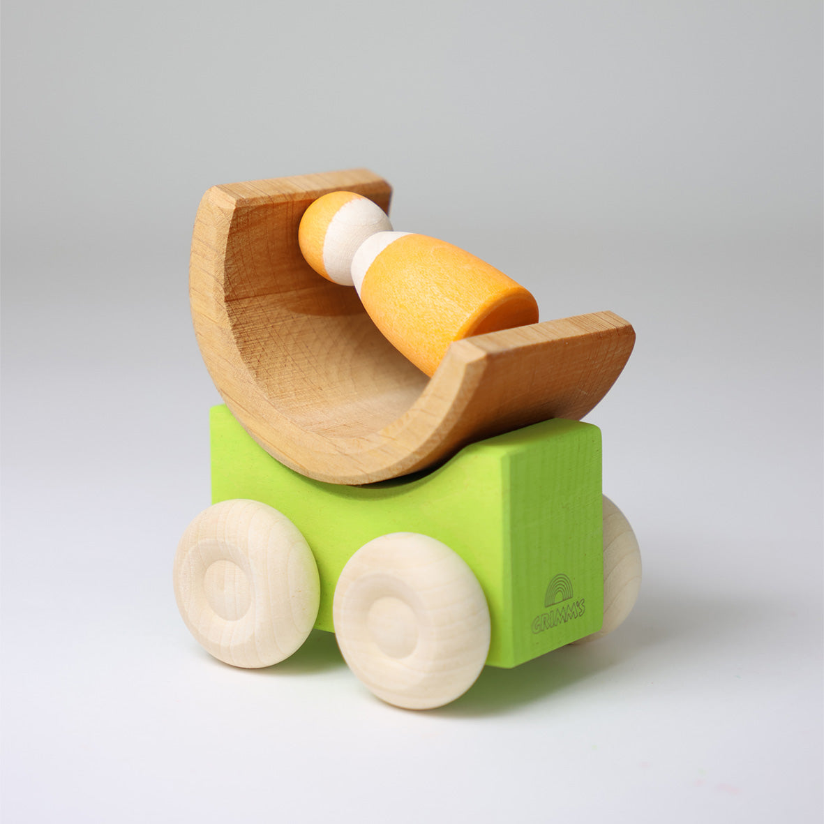 Grimm's Stacking Cars GREEN (2 pcs)