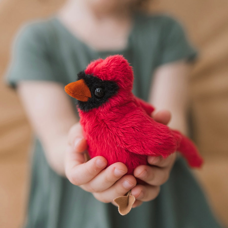 Mini Cardinal Finger Puppet