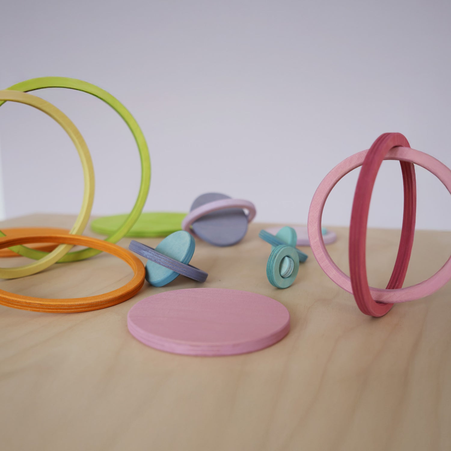 Grimm's Concentric Circles and Rings (Pastel)