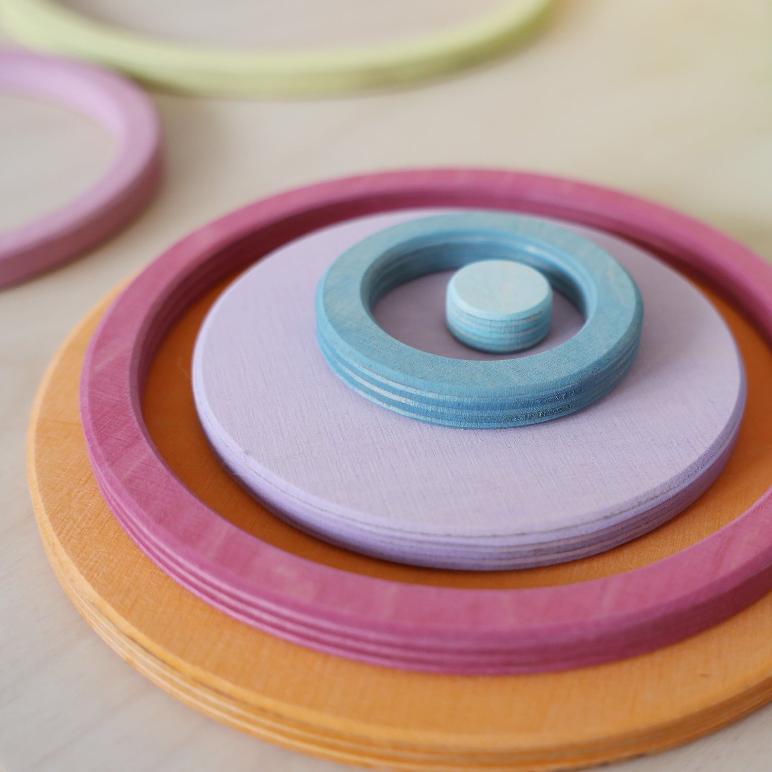 Grimm's Concentric Circles and Rings (Pastel)