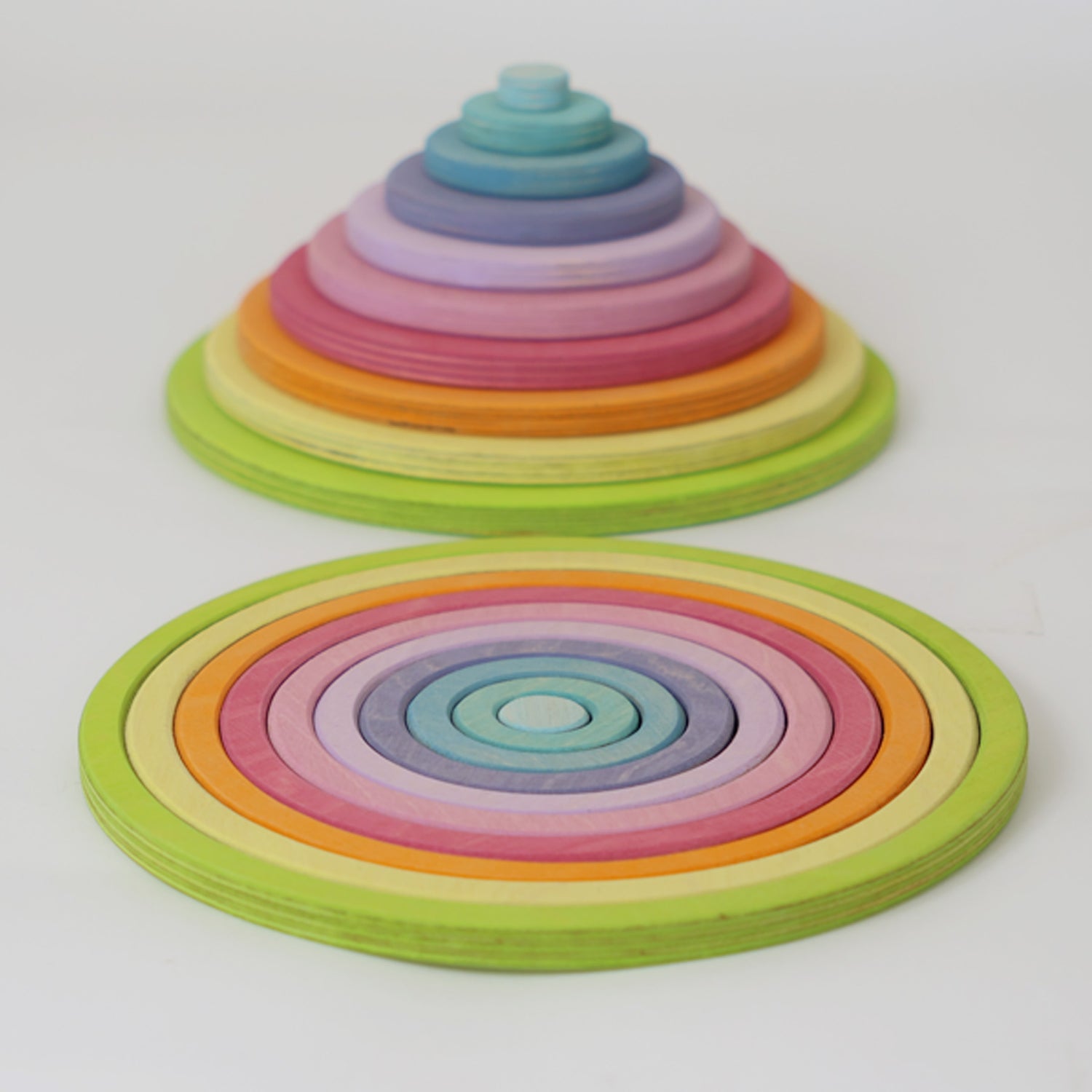 Grimm's Concentric Circles and Rings (Pastel)