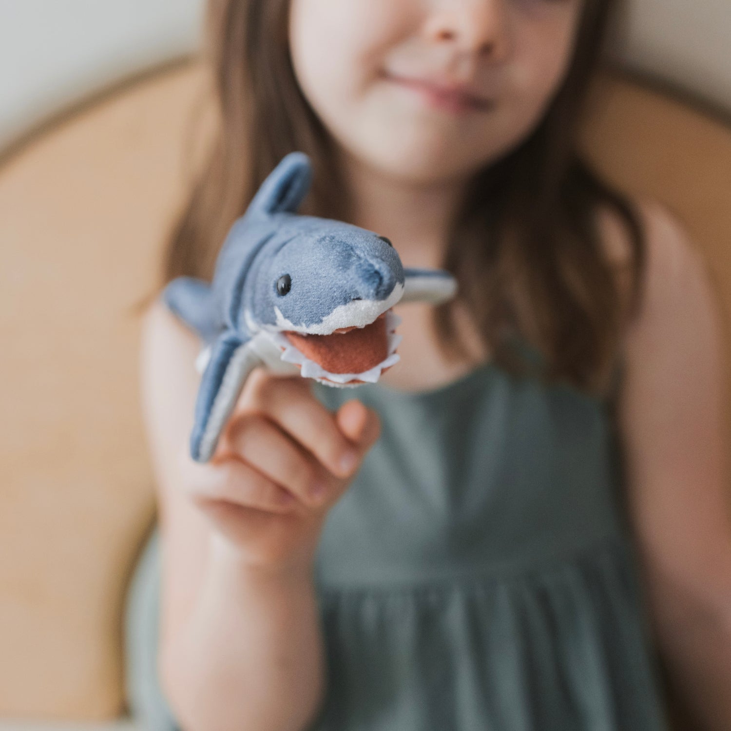 Mini Shark Finger Puppet