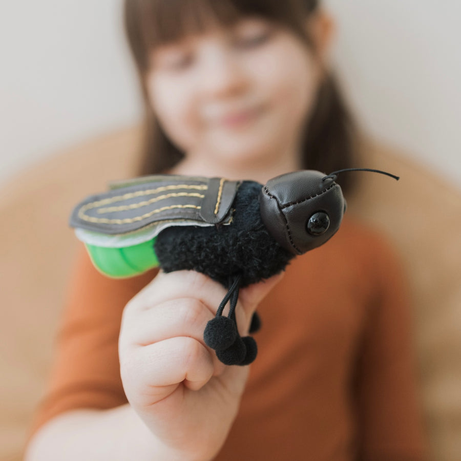 Mini Light-Up Firefly Finger Puppet
