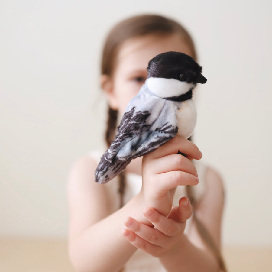 Mini Chickadee Finger Puppet