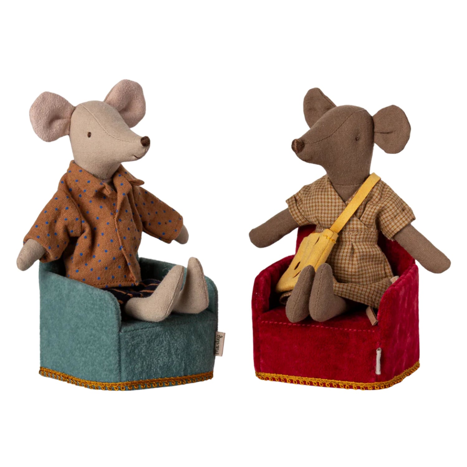 Maileg Folding Chair - Red (Mouse)