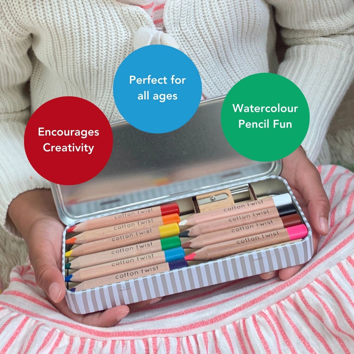 Watercolour Pencils Art Set (Bright Mix)