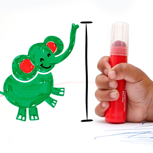 Little Creatives Jumbo Ultra Washable Markers (Set of 6)