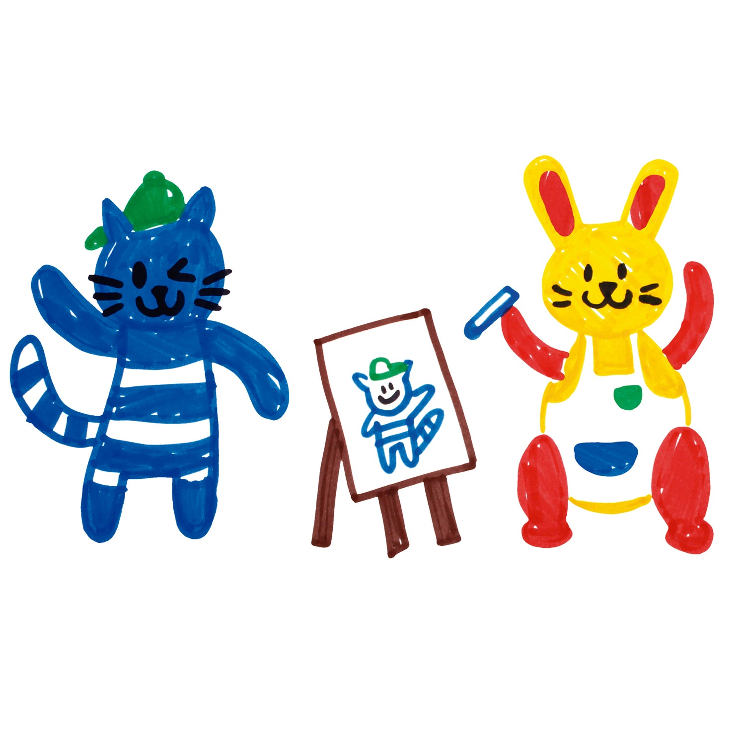 Little Creatives Jumbo Ultra Washable Markers (Set of 6)