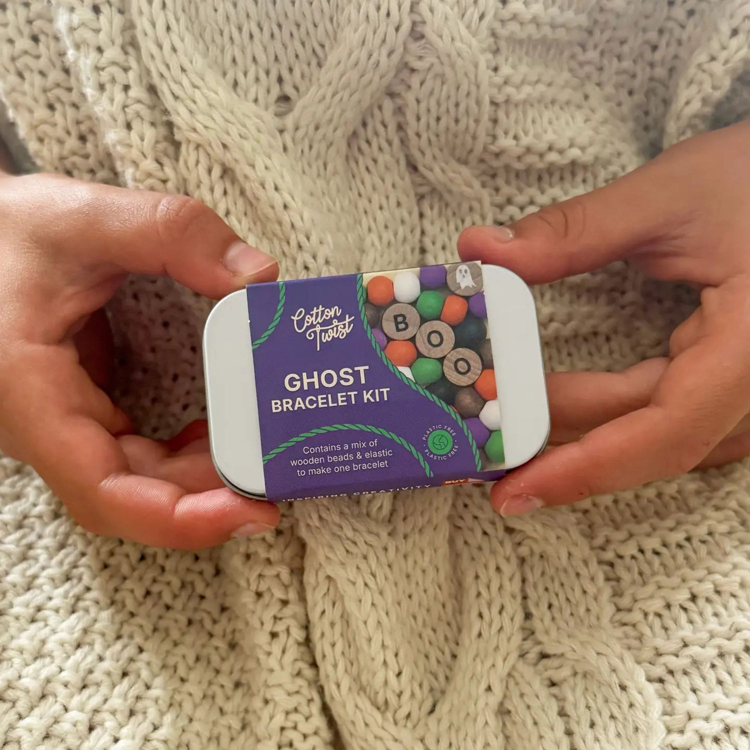 Halloween Ghost Bracelet Craft Kit
