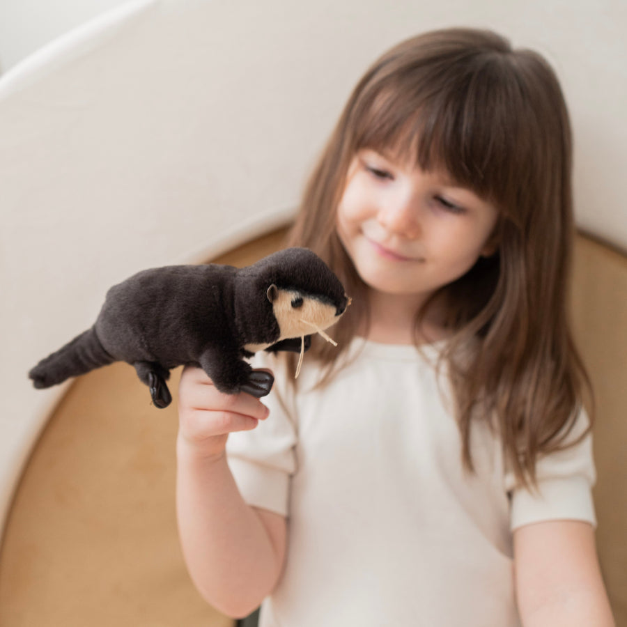 Mini River Otter Finger Puppet