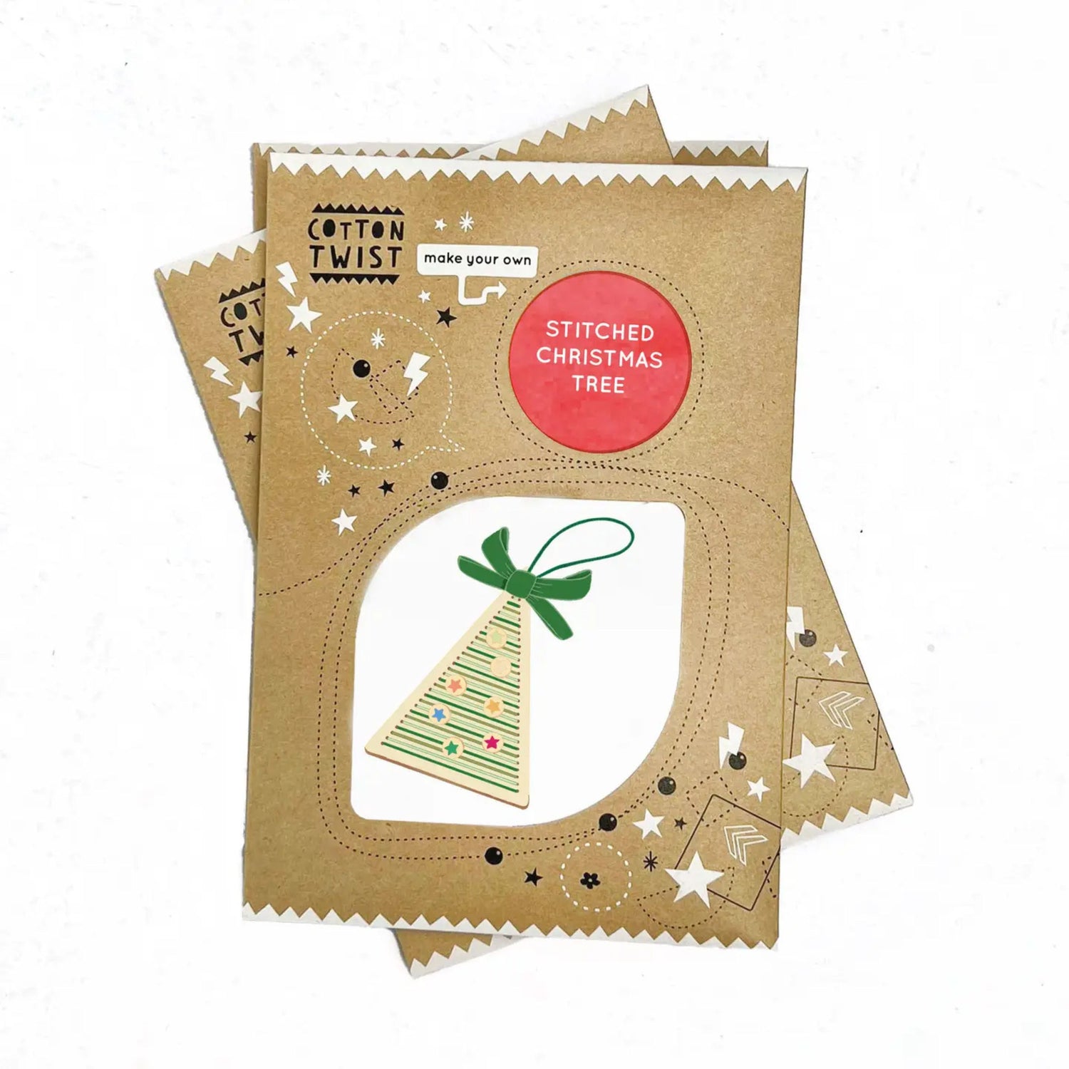 Make Your Own Stitched Decoration Craft Kit (Christmas Tree)