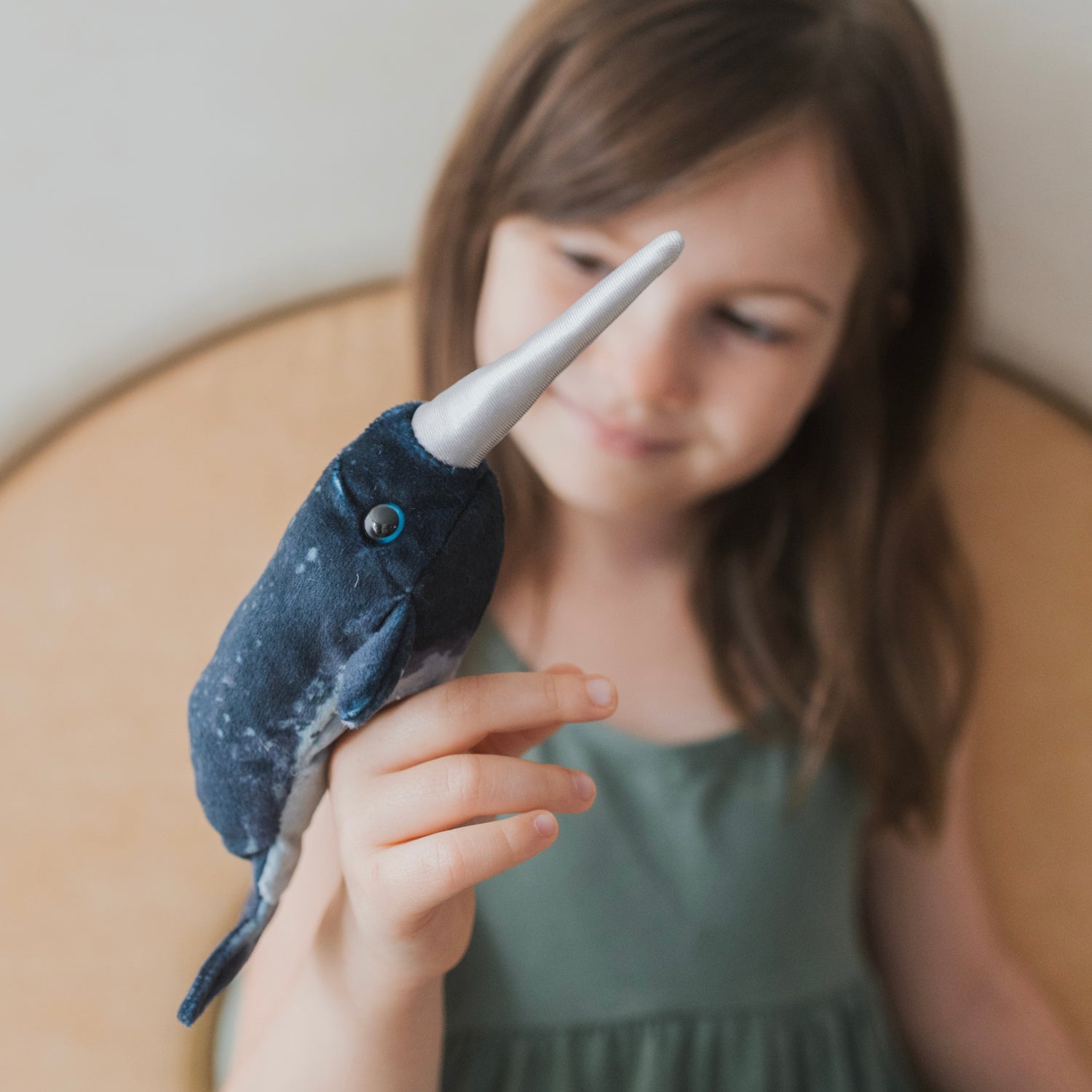Mini Narwhal Finger Puppet