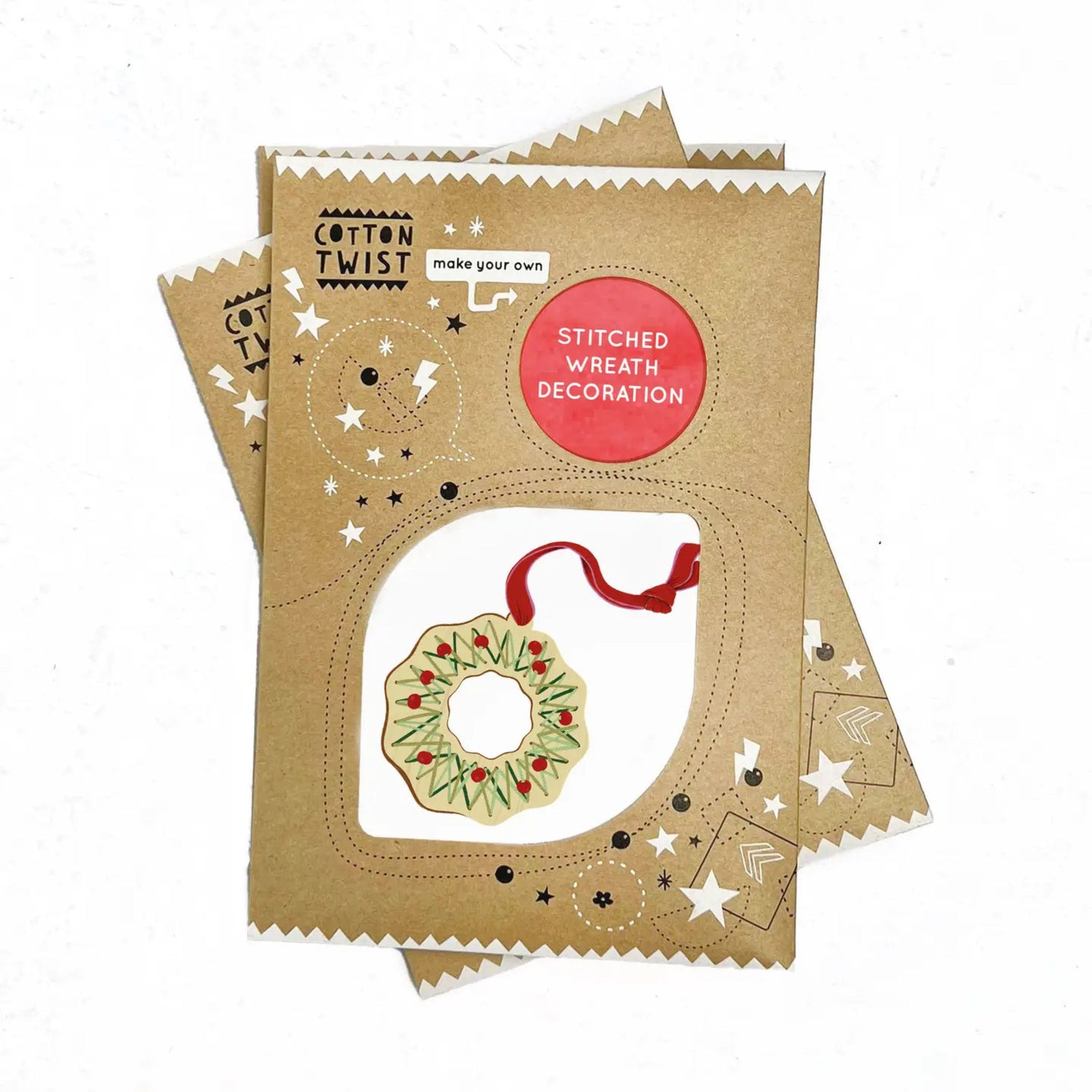 Make Your Own Stitched Decoration Craft Kit (Wreath)