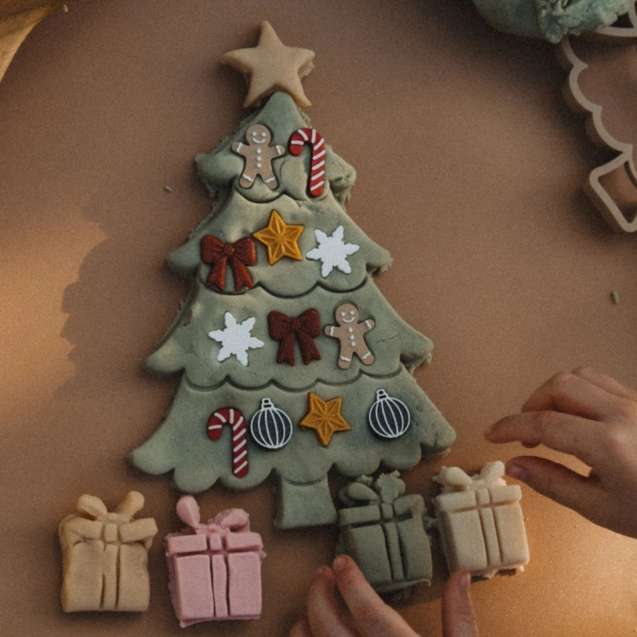 Christmas Tree Playdough Decorating Kit