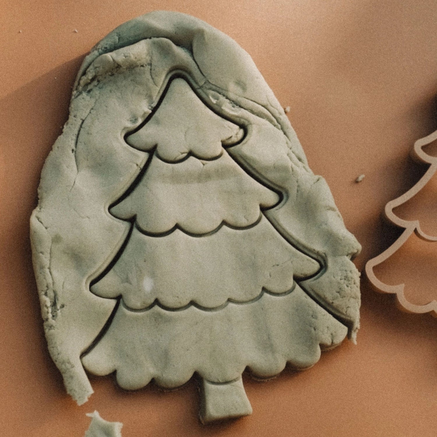 Christmas Tree Playdough Decorating Kit