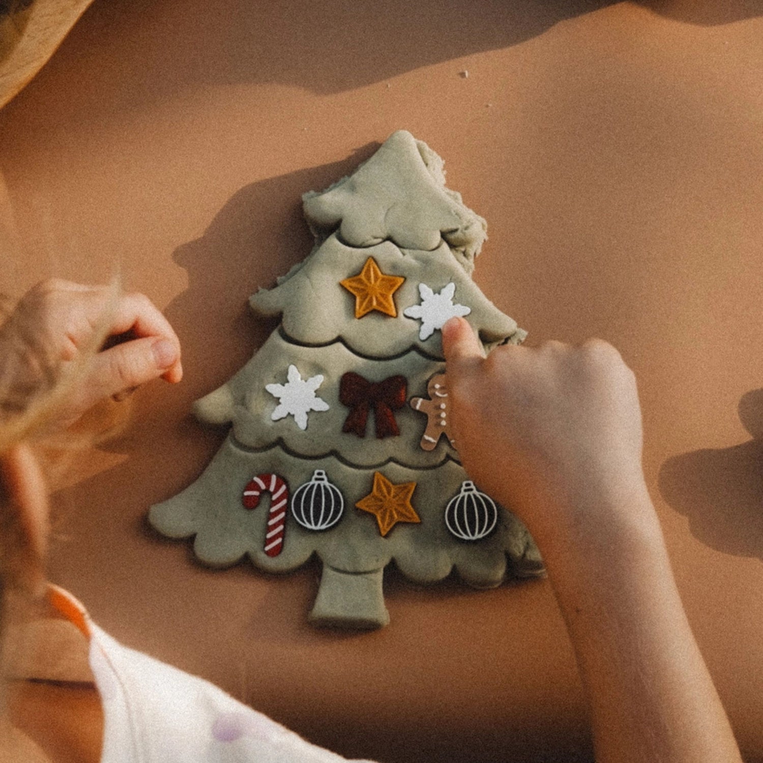 Christmas Tree Playdough Decorating Kit