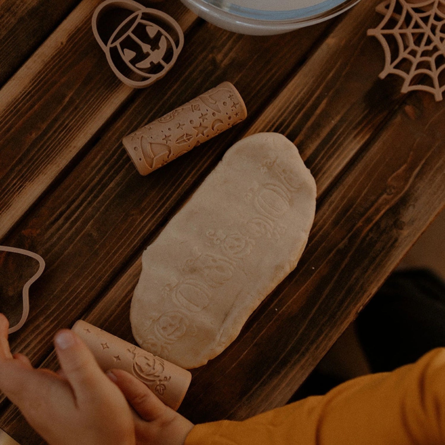 Eco Playdough Roller (Pumpkin Patch)