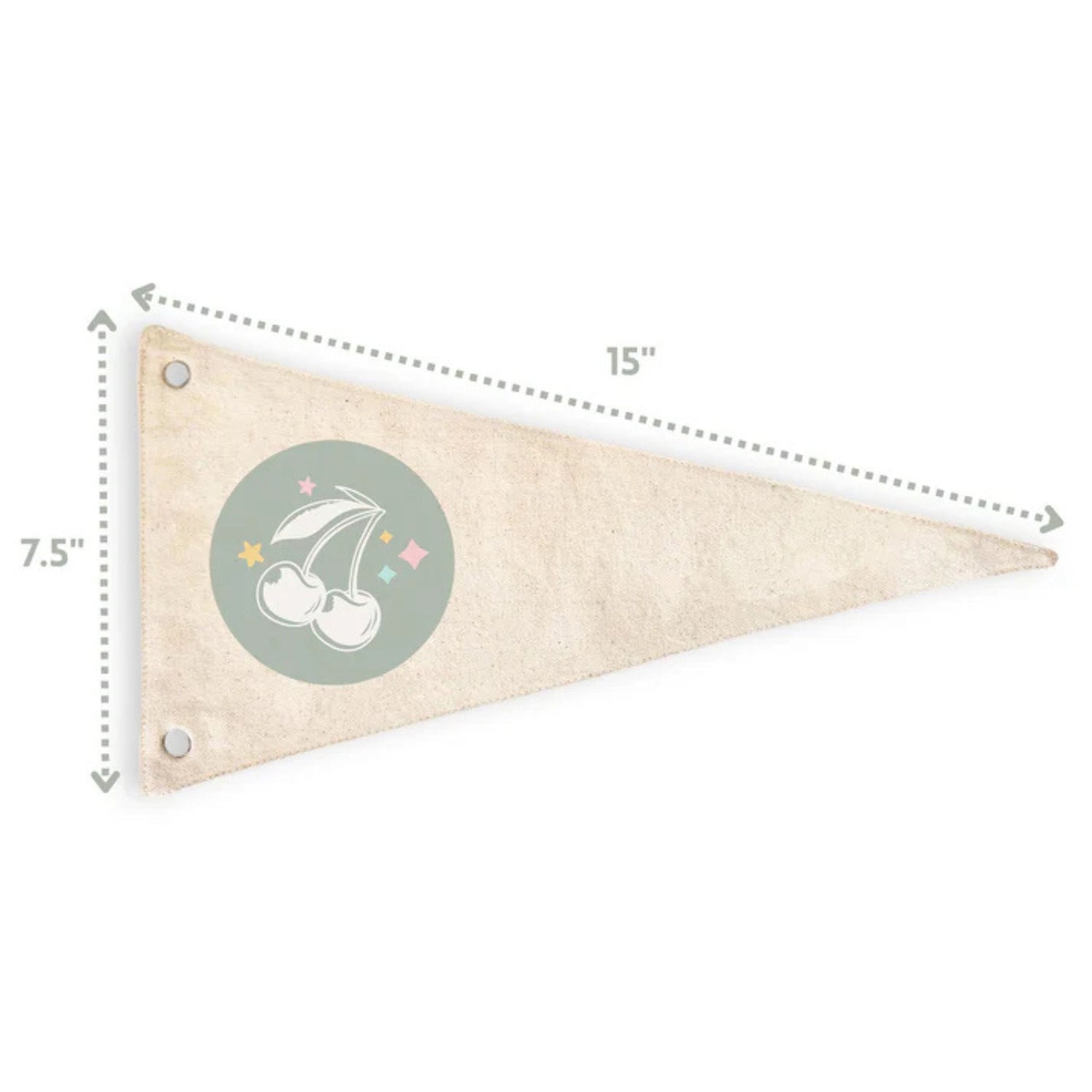 Fa La La La La Christmas Canvas Pennant Flag