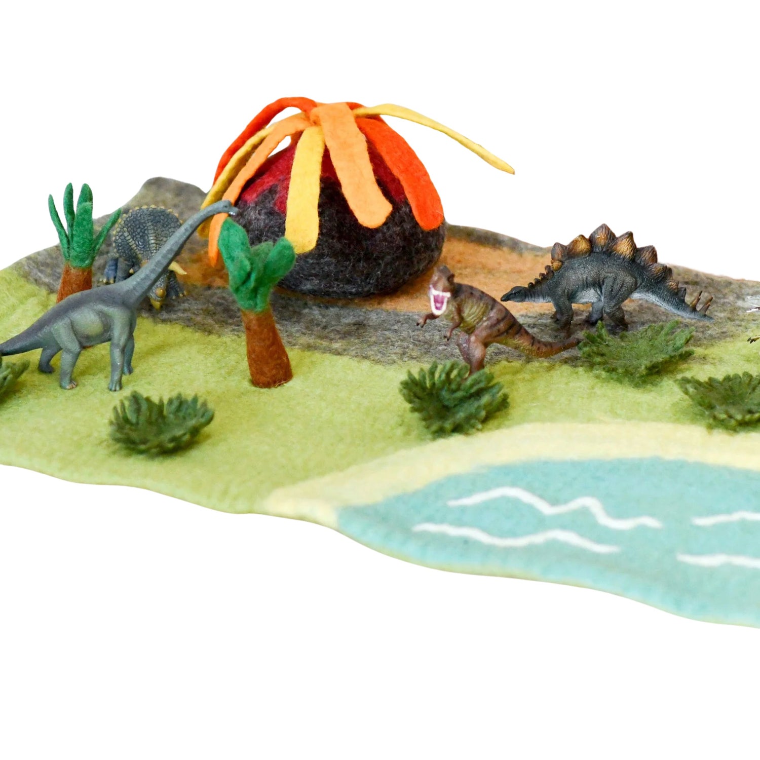 PRE-ORDER Felt Dinosaur Playmat Playscape (Large)