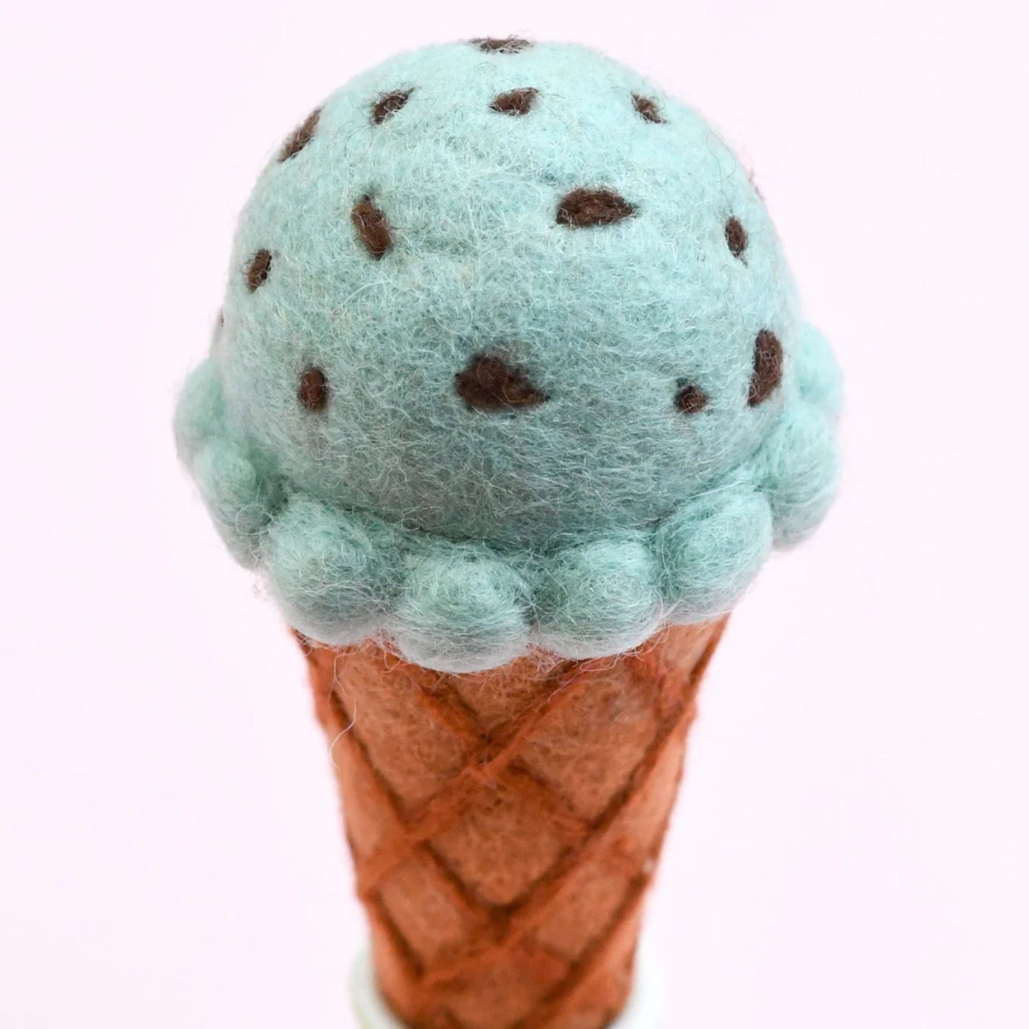 Felt Mint Chocolate Chip Ice Cream | Play Food