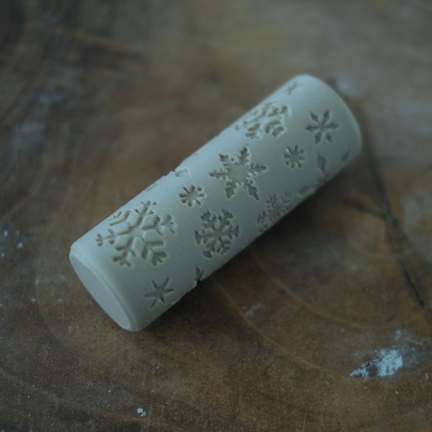 Eco Playdough Roller (Snowflake)