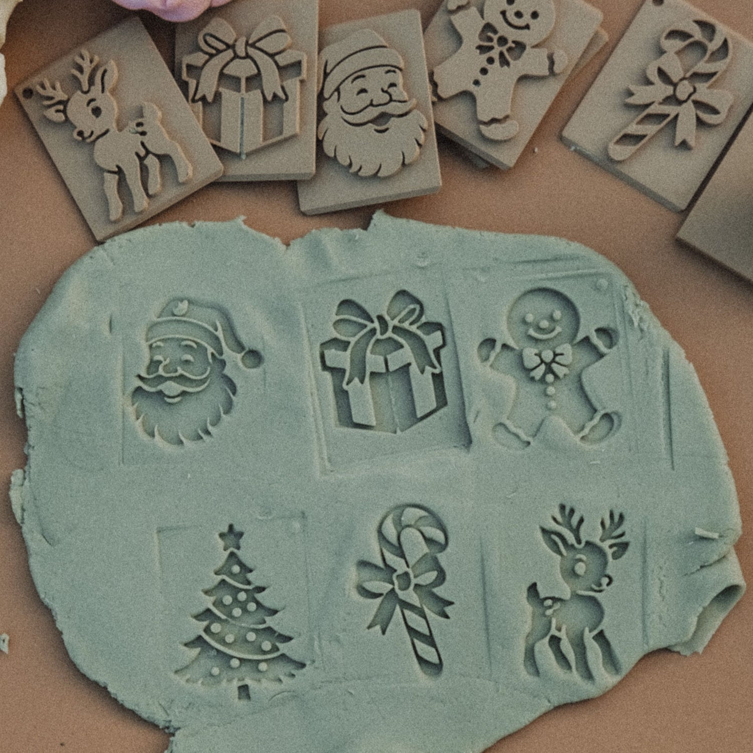 Christmas Eco Stamp Playdough Set (6 Stamps)