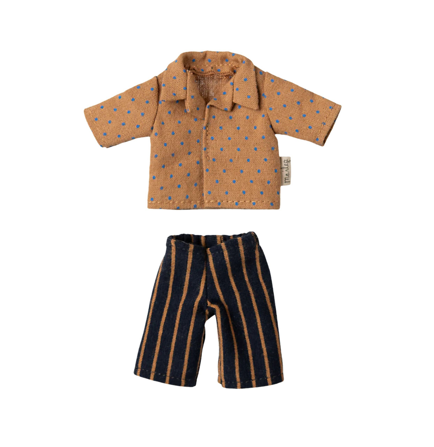 Maileg Shirt and Striped Pants (Dad Mouse)