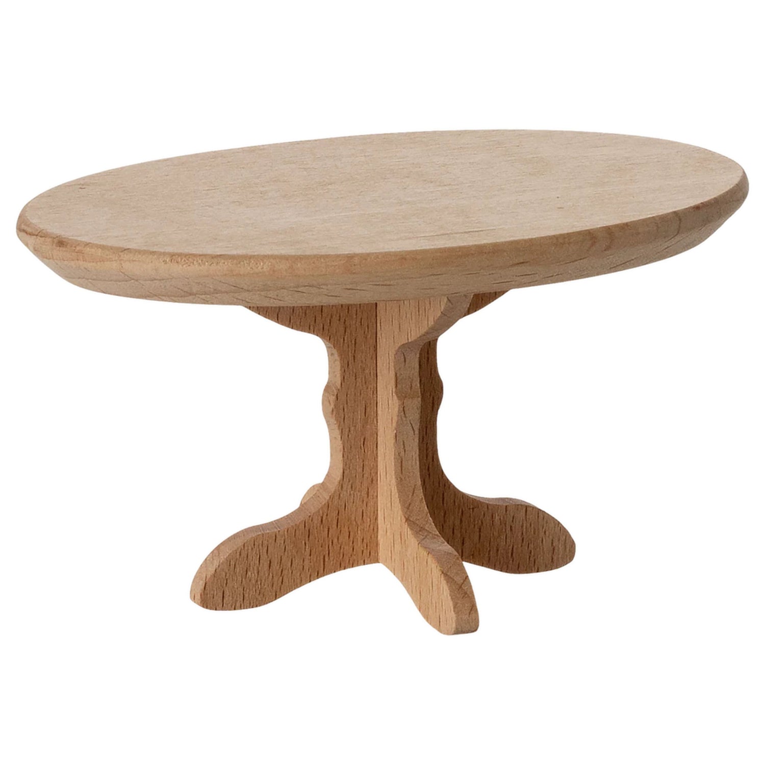 Maileg Oval Coffee Table - Natural (Mouse)