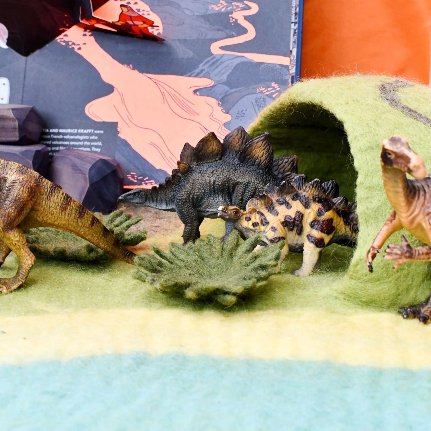 PRE-ORDER Felt Dinosaur Playmat Playscape (Large)