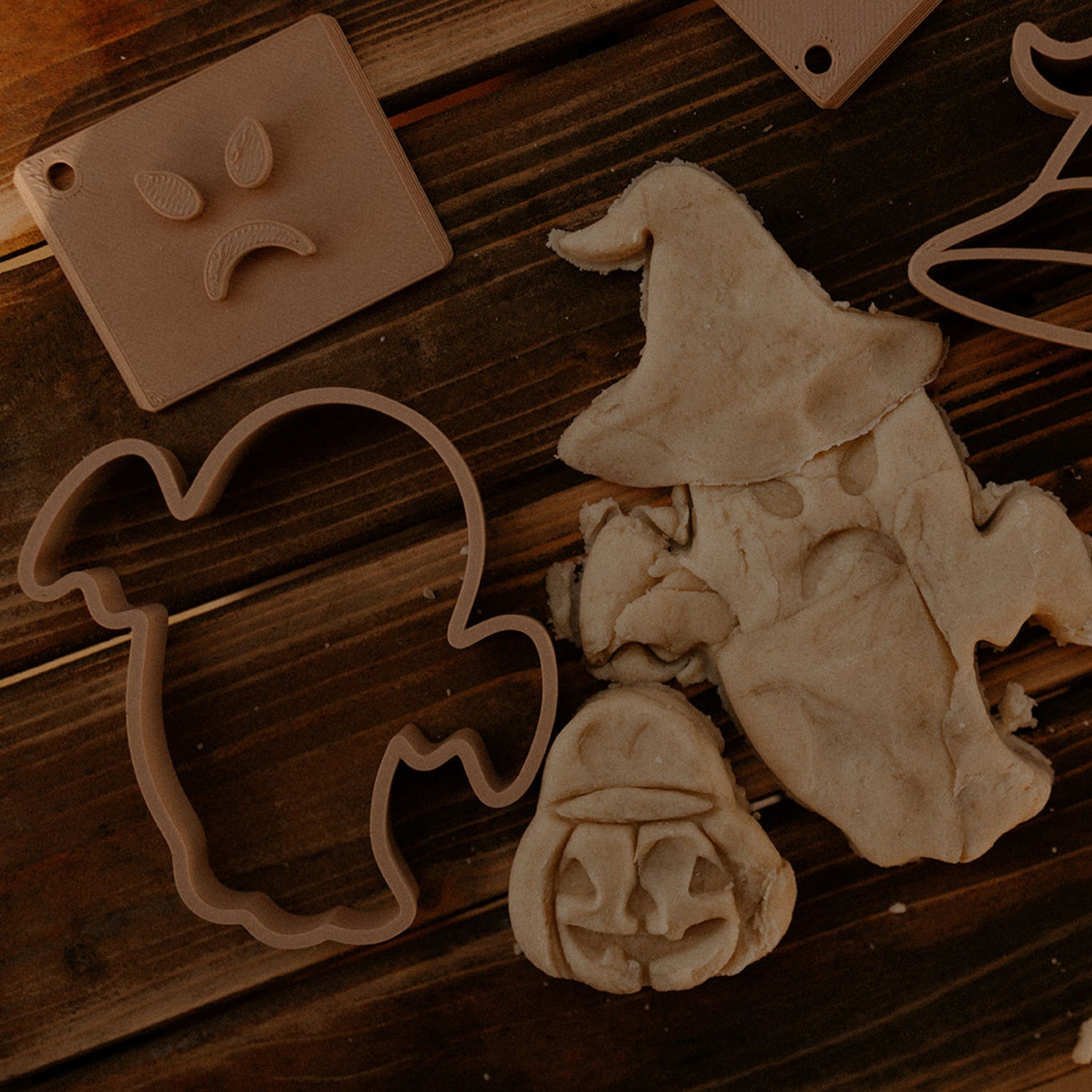 Halloween Ghost Eco Stamp and Cutter Playdough Set