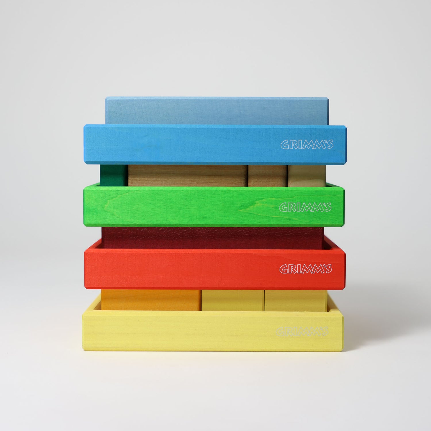 Grimm's Building Set Creative Puzzle (Boat, Blue)