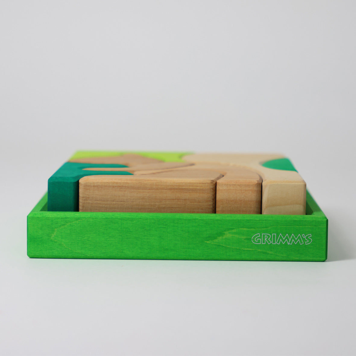 Grimm's Building Set Creative Puzzle (Squirrel, Green)