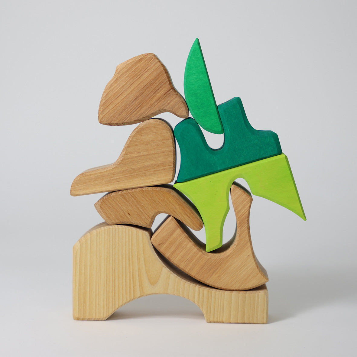 Grimm's Building Set Creative Puzzle (Squirrel, Green)
