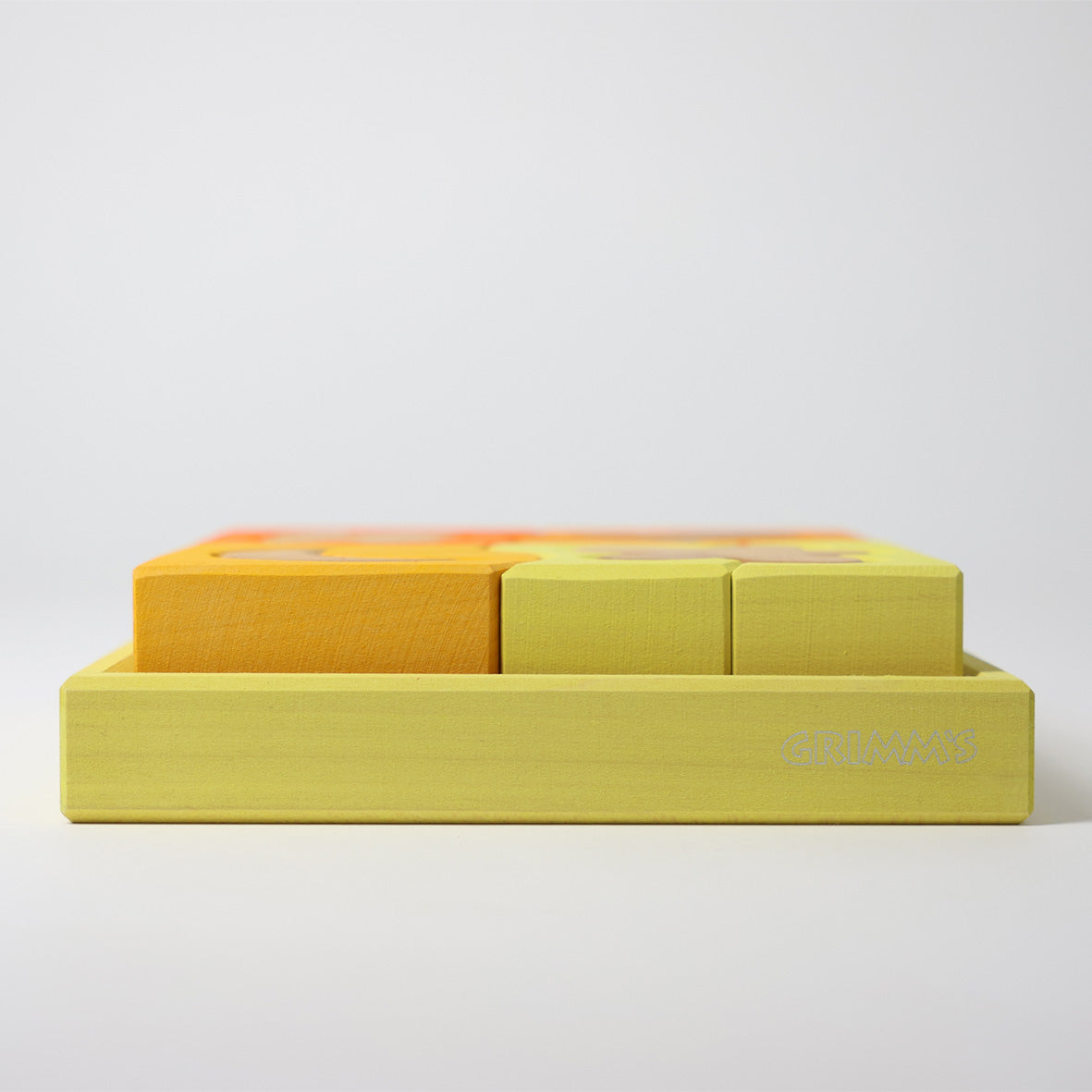 Grimm's Building Set Creative Puzzle (Shapes, Yellow)