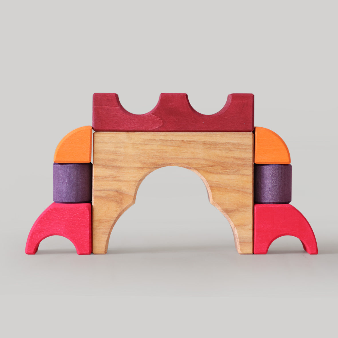 Grimm's Building Set Creative Puzzle (Car, Red)