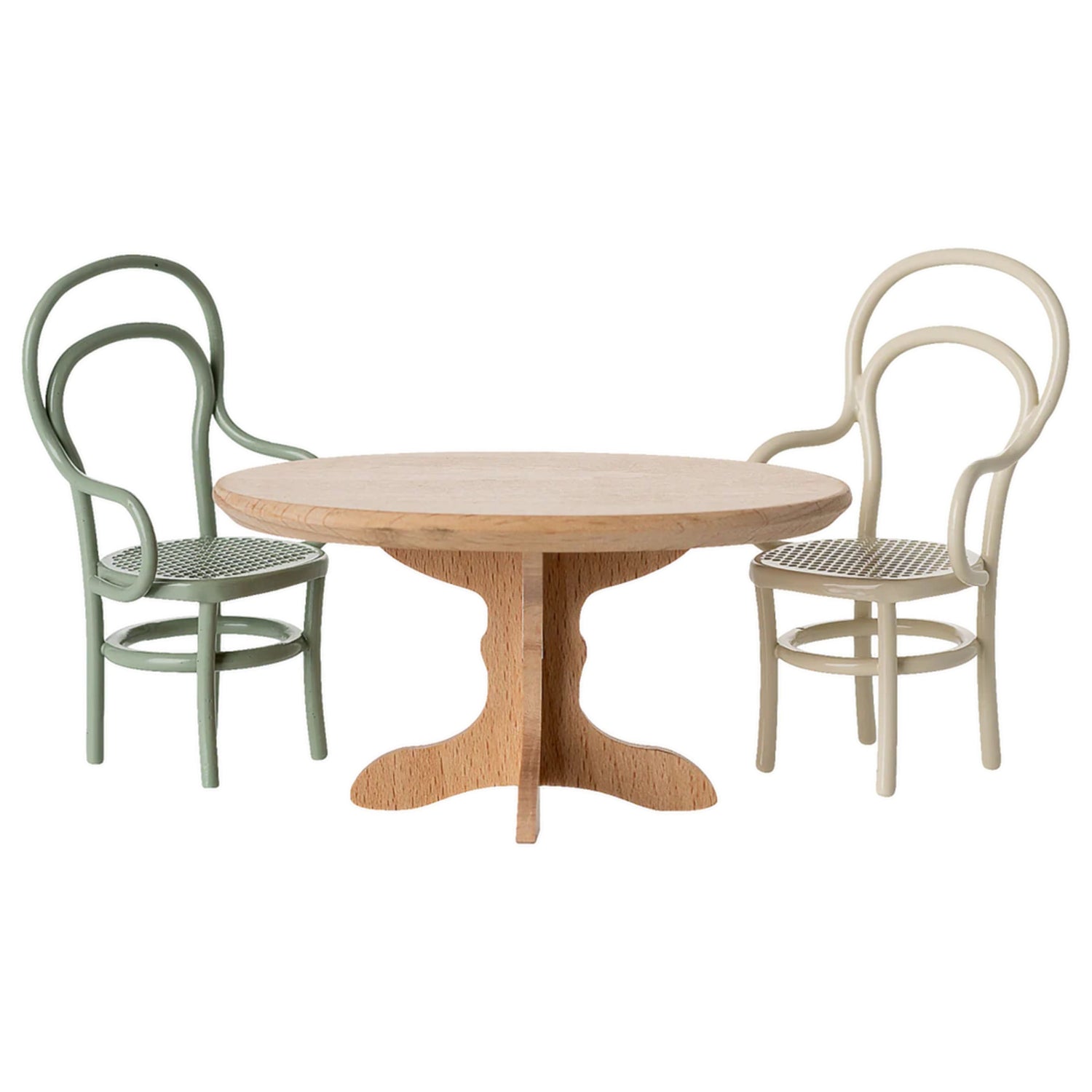 Maileg Oval Dining Table - Natural (Mouse)