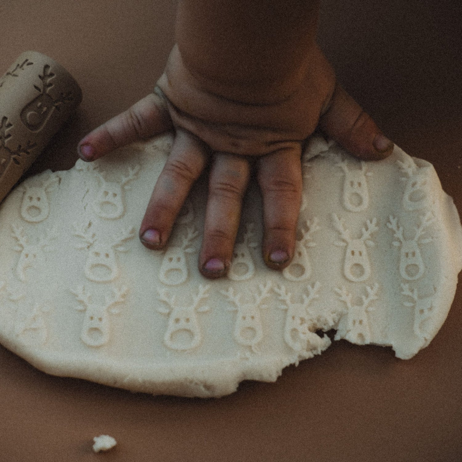 Eco Playdough Roller (Reindeer)