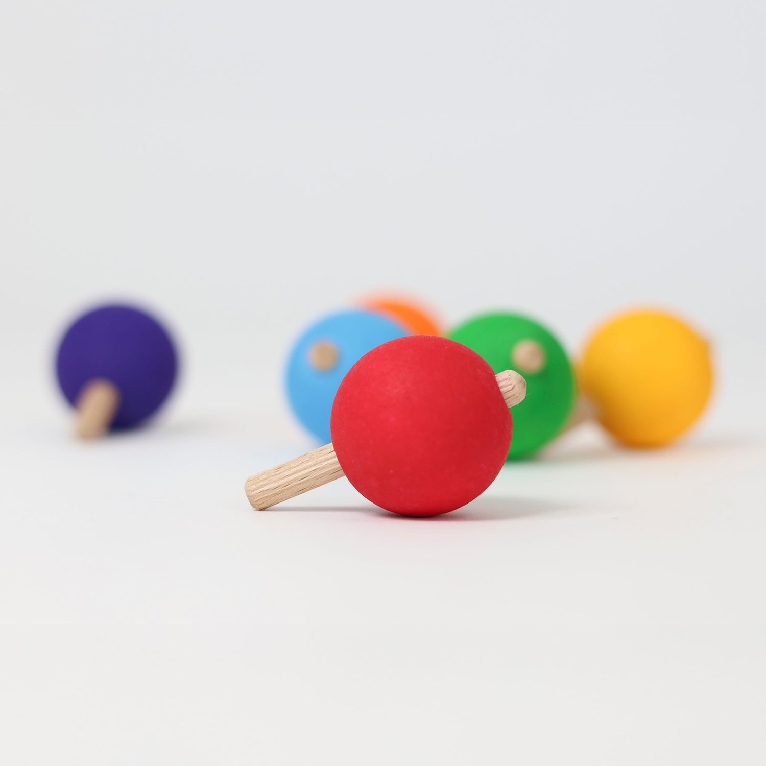 Grimm's Spinning Tops - Rainbow (6pcs)