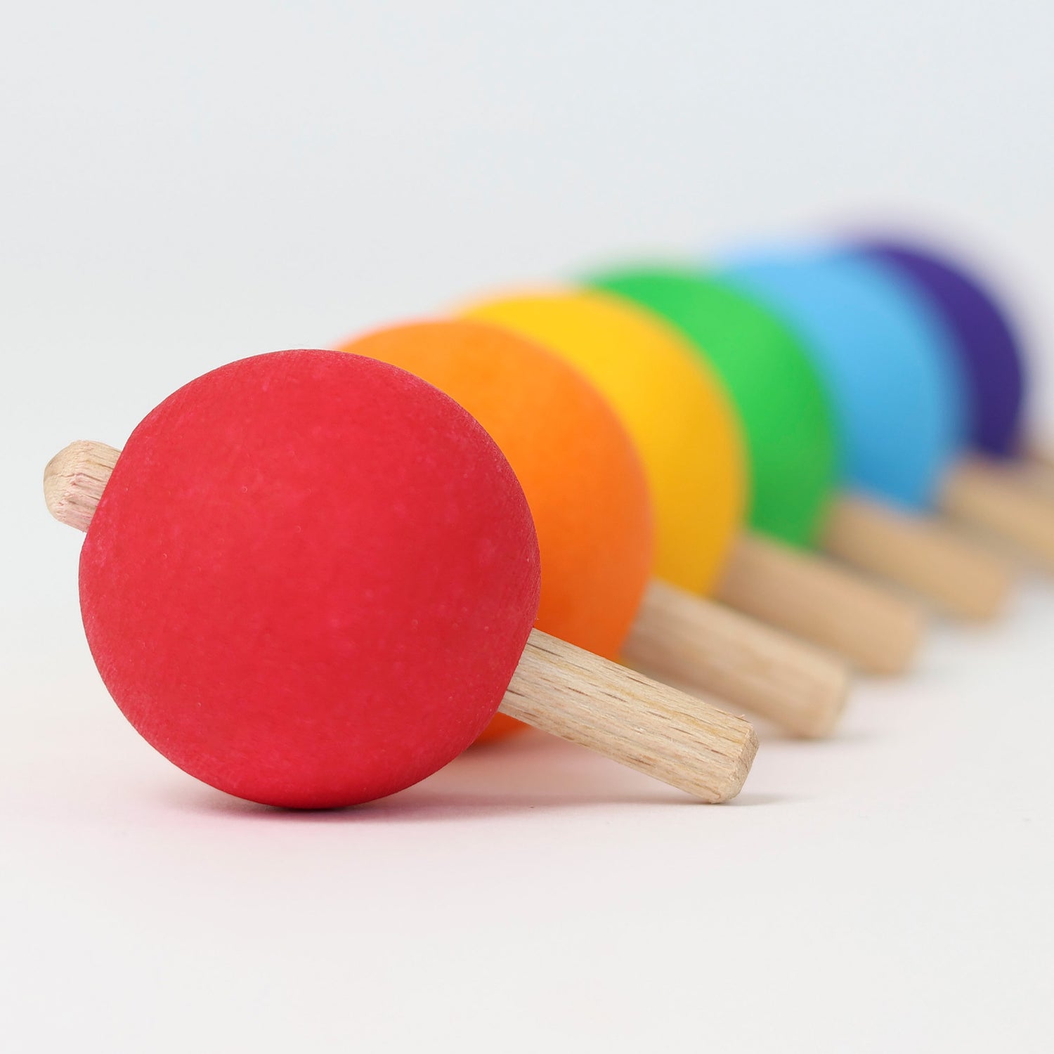 Grimm's Spinning Tops - Rainbow (6pcs)