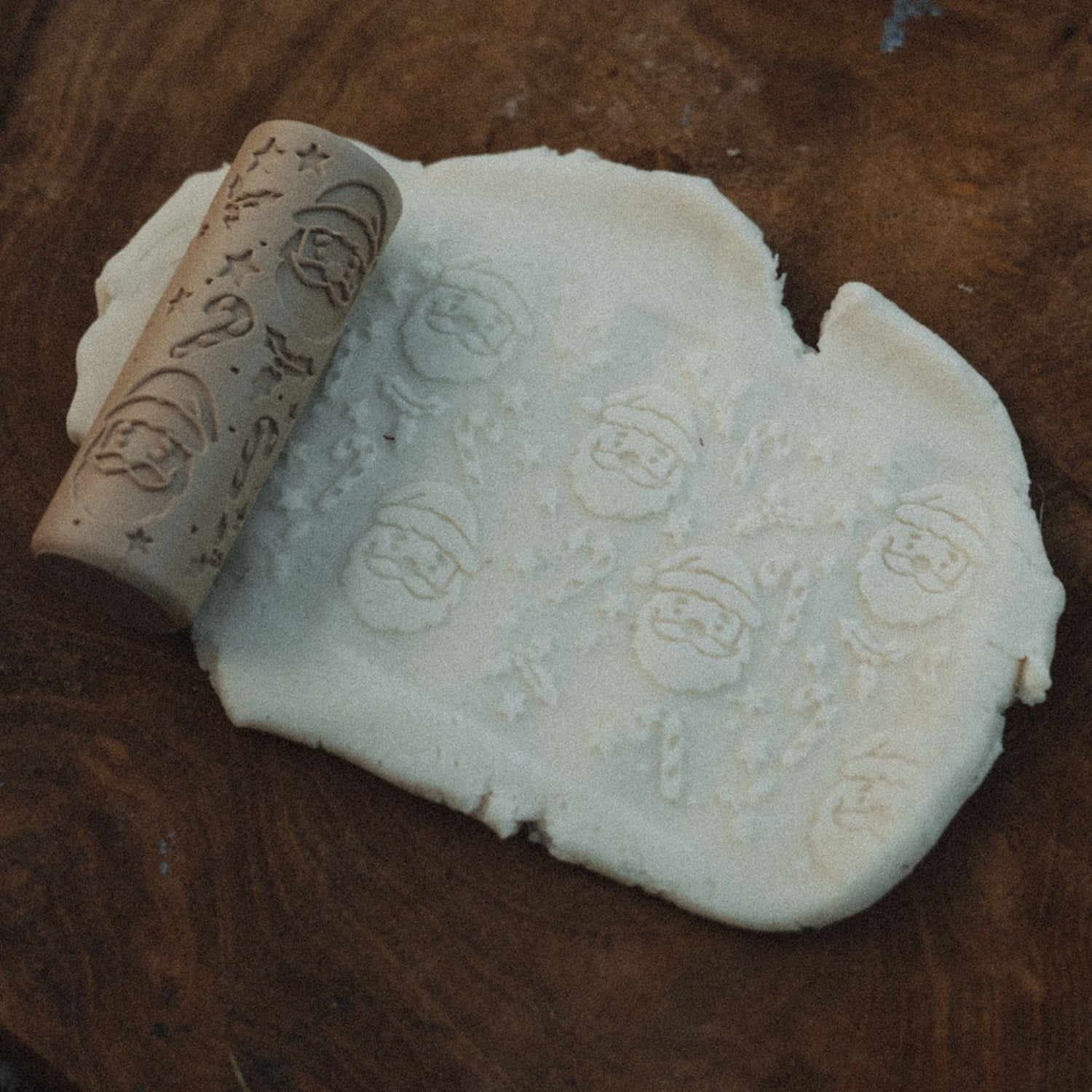 Eco Playdough Roller (Santa Christmas)
